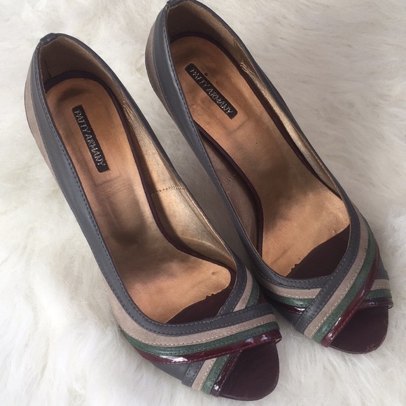 Patty Armany Peep-Toe Heels Size 7 - Picture 2 of 7